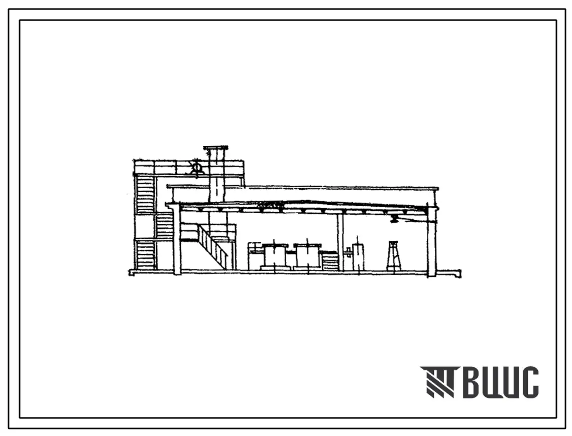 Типовой проект 705-4-1/71 Расходный склад жидкого хлора емкостью 96т.