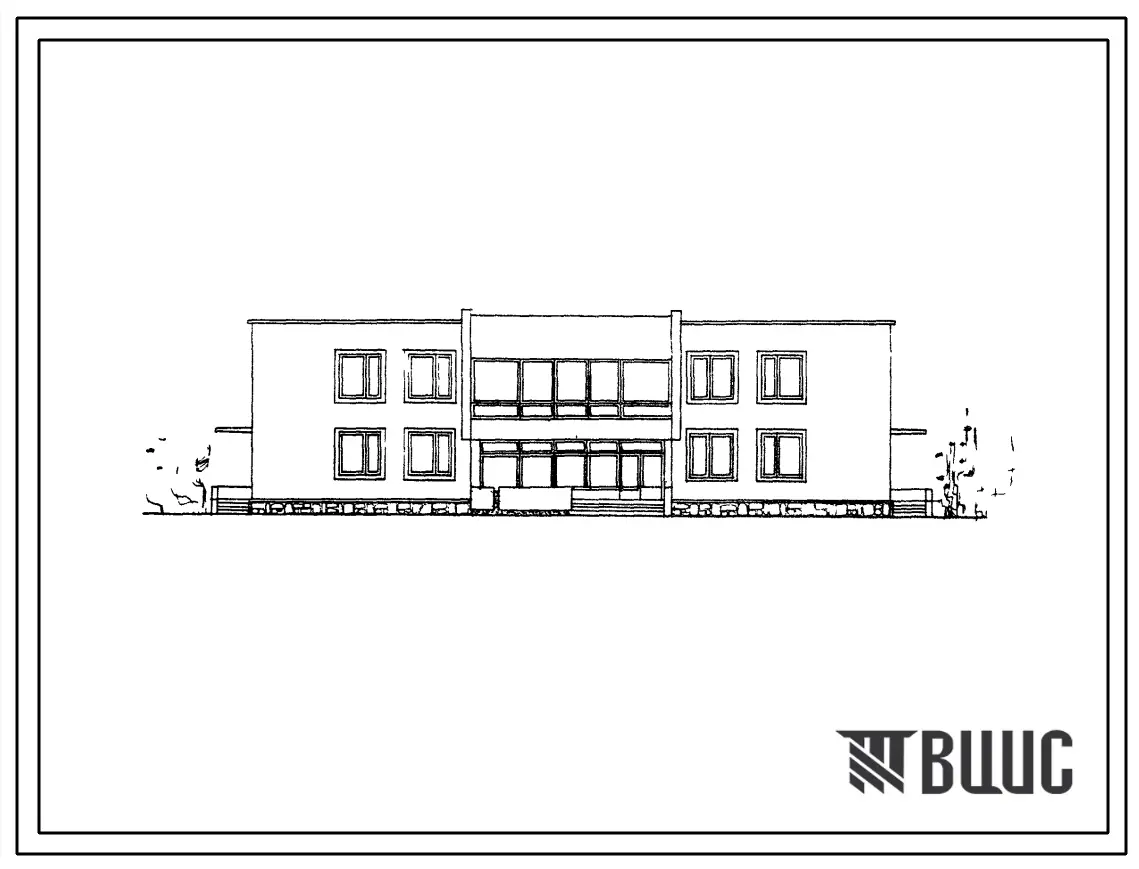 Типовой проект 285-1-106с Сельский дом быта на 20 рабочих мест. Для строительства в IIIБ климатическом подрайоне сейсмичностью 7 и 8 баллов.