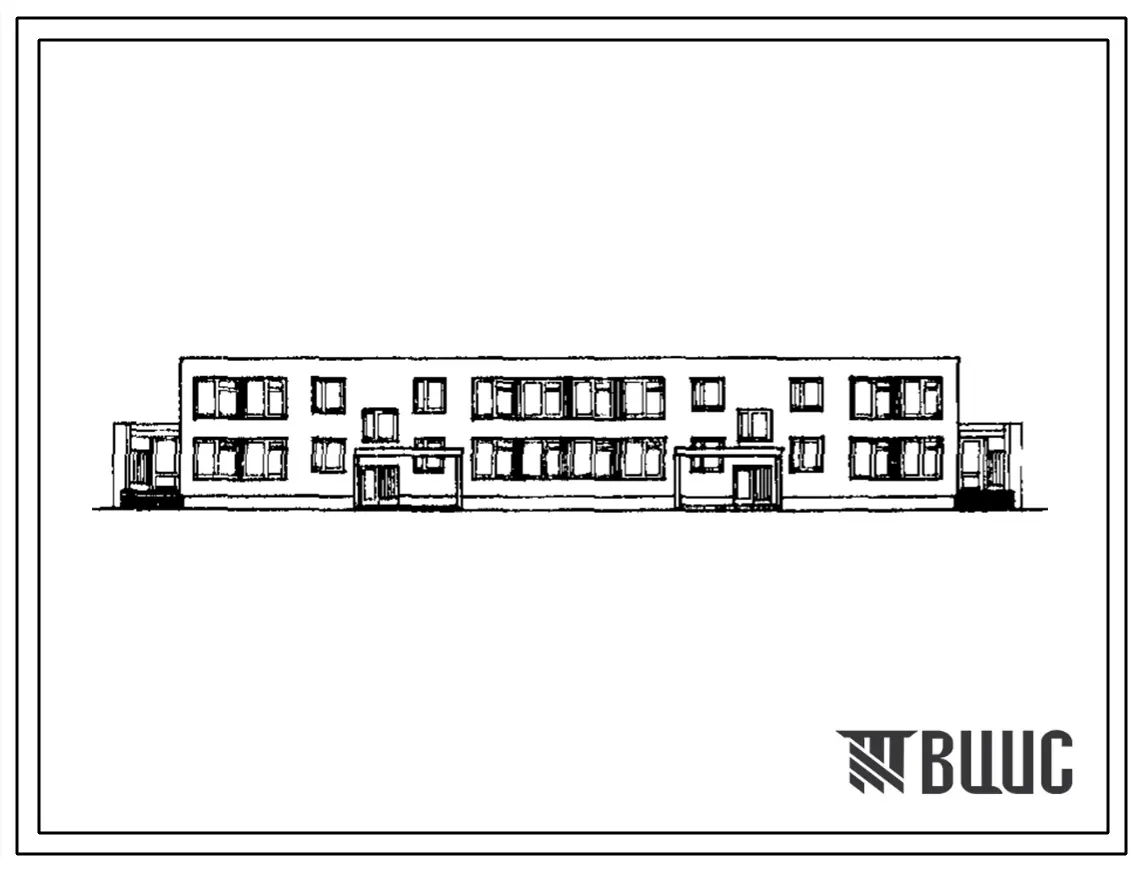 Типовой проект 214-1-88 Детские ясли-сад на 140 мест с дневным пребыванием детей для строительства во 2 и 3 строительно-климатических зонах.