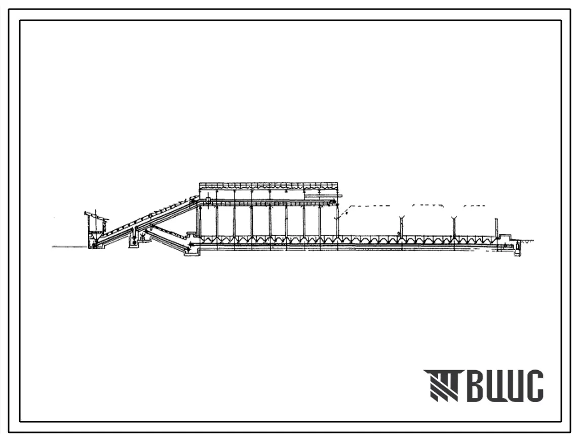 Типовой проект 409-29-39 Прирельсовый склад заполнителей емкостью 9 тыс. м3 с портальным разгрузчиком С-492