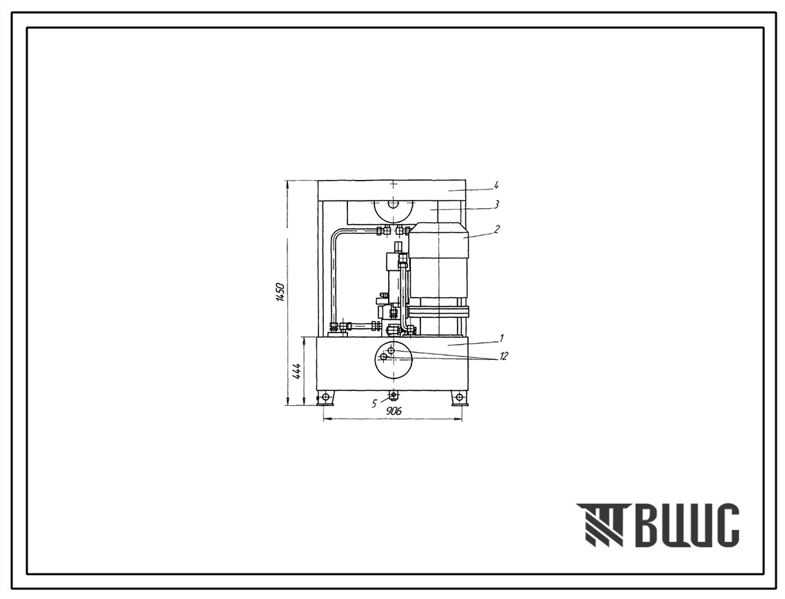 Шифр 1С160.АЕШ9953-120 Насосная установка 1С160.АЕШ9953-120
