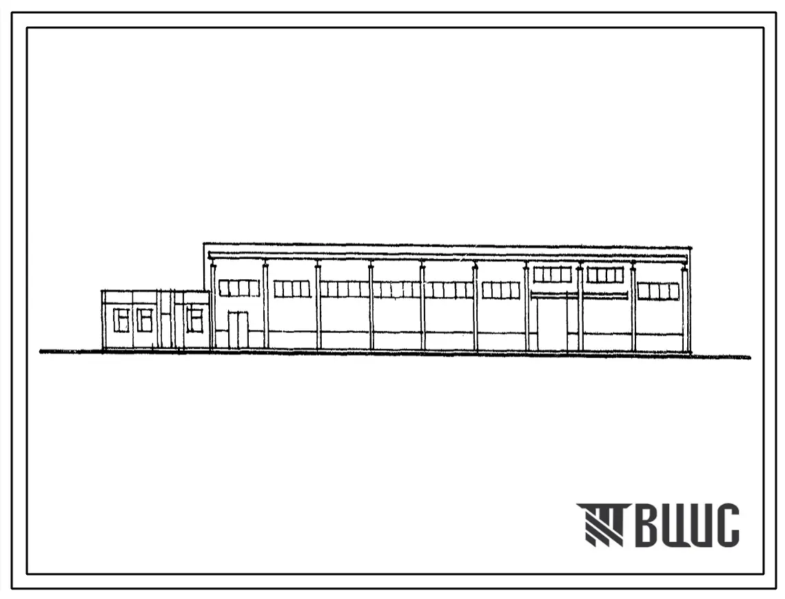 Типовой проект 709-2-10.87 Склад материально-технического имущества для аэропортов гражданской авиации