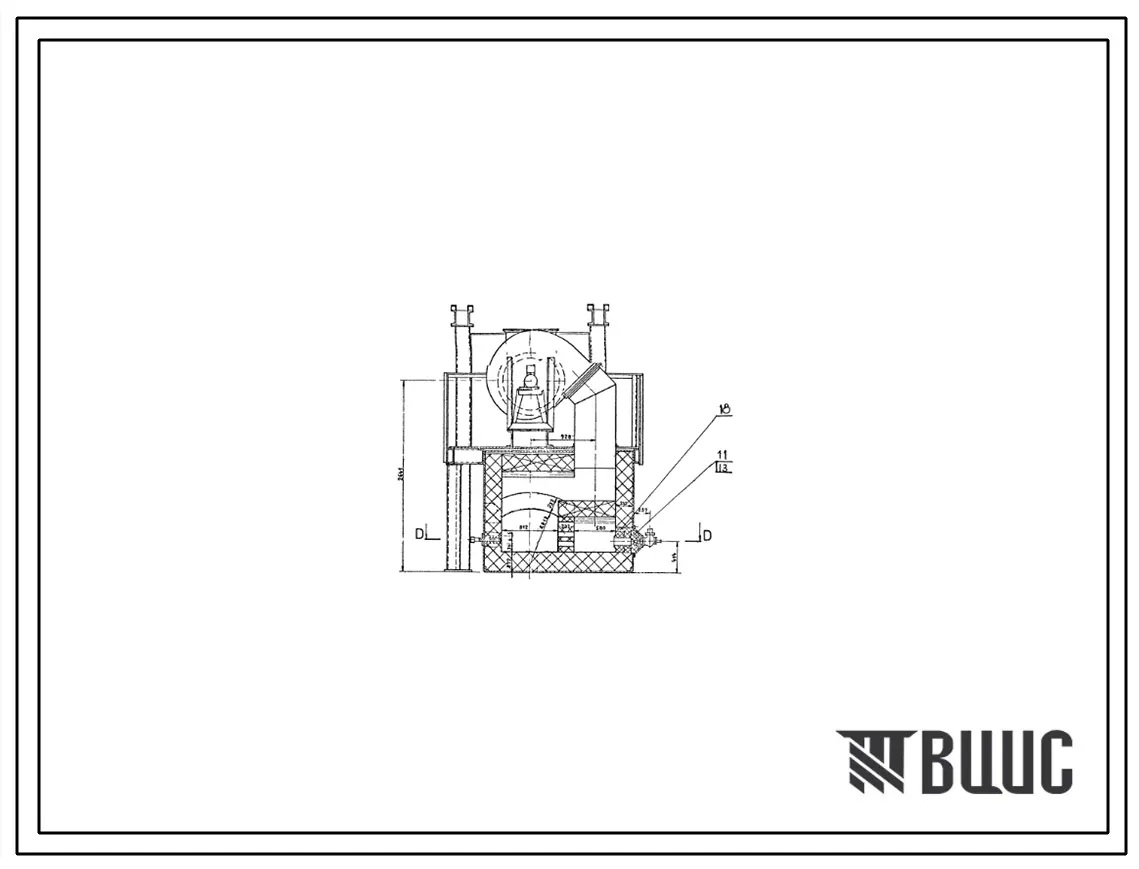 Проект 11592.02 Камера ускоренного охлаждения поковок. Футеровка