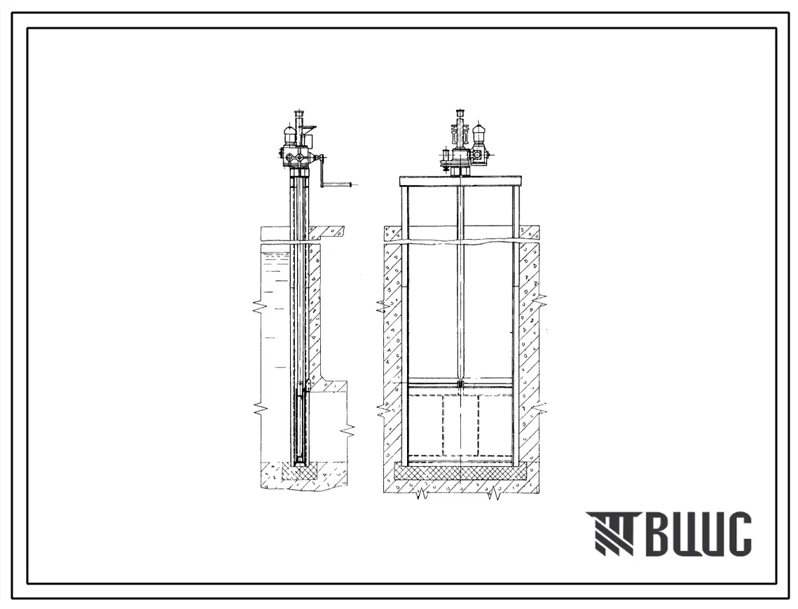 Серия 3.820-27 Затворы плоские глубинные скользящие для отверстий размерами 1,0-1,0 м; 1,5-1,0 м; 2,0-1,0 м. Материалы для проектирования.
