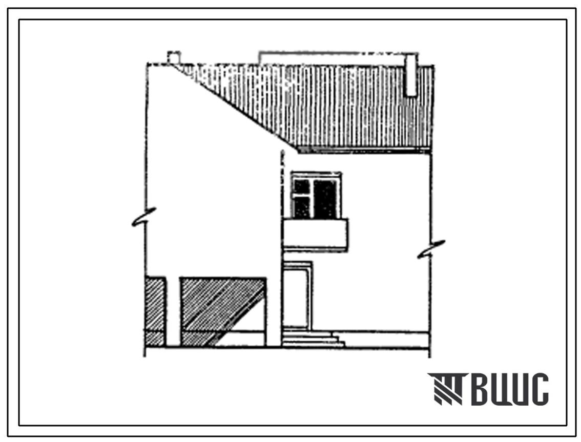 Типовой проект 144-000-426.13.86 Двухэтажный дом с пятикомнатной квартирой типа 5Б в двух уровнях (Ввод опубл. в И-9-86). Для Жайрем Джезкавказганской области