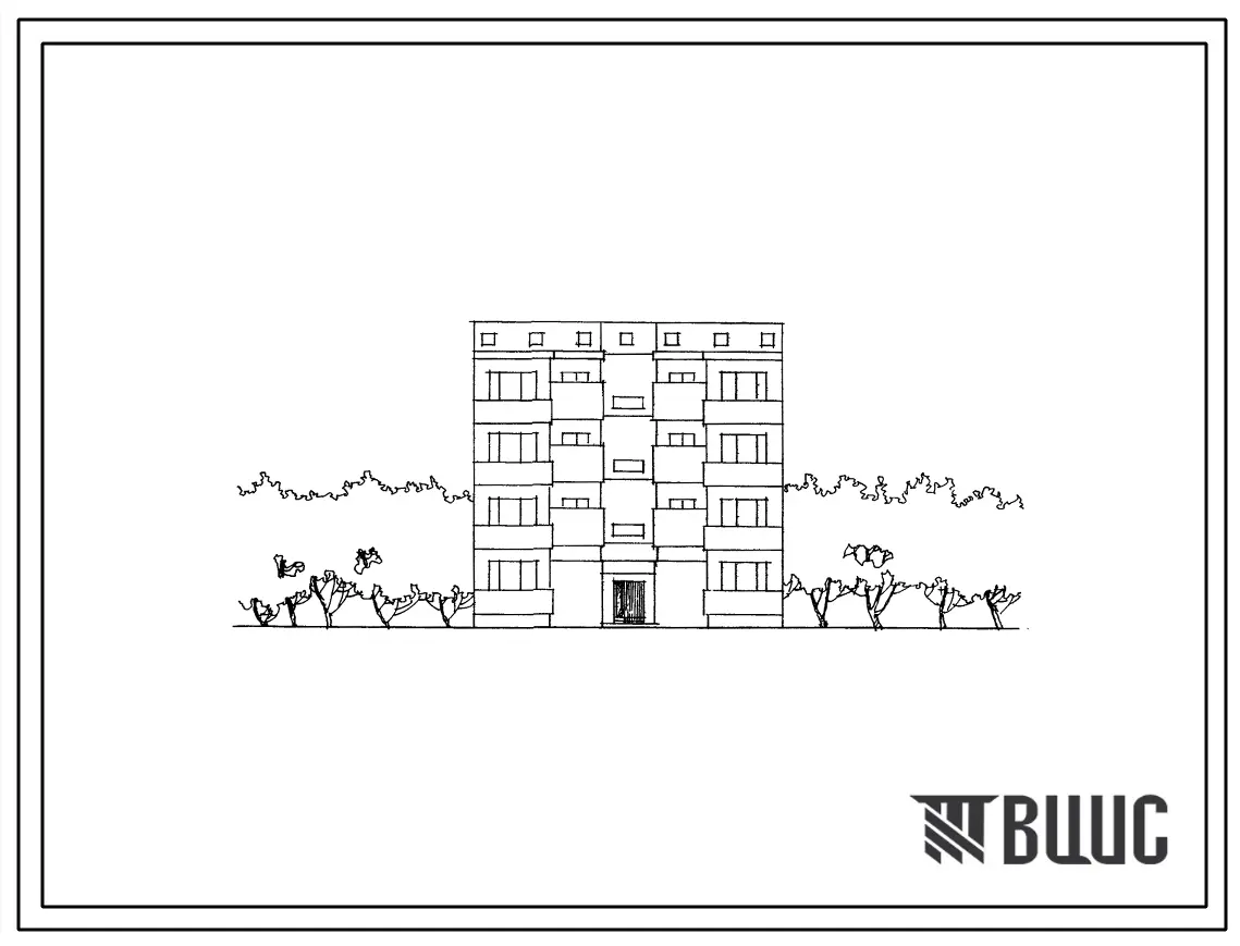 Типовой проект 76-032п 4-этажная крупнопанельная рядовая блок-секция на 8 квартир 3Б.2Б 9двухкомнатных-5, трехкомнатных-3). Для строительства в 4А и 4Г климатических подрайонах, на грунтах 2 типа просадочности.