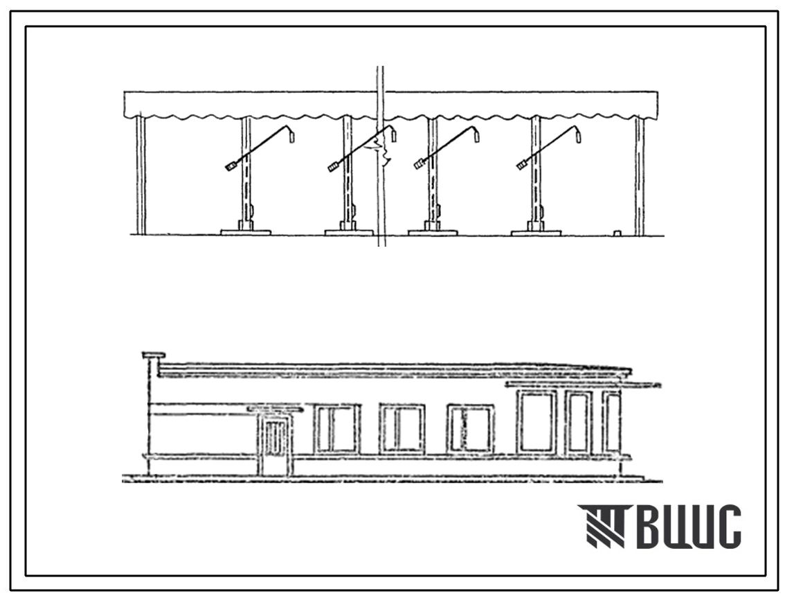 Типовой проект 402-12-18 Установка для полуавтоматического налива светлых нефтепродуктов на 6 парных наливных устройств.