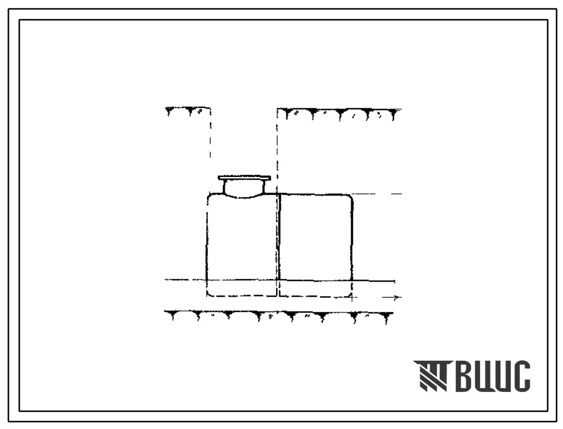 Типовой проект 704-1-3 Стальной горизонтальный резервуар емкостью 3 м3 для подземного хранения светлых нефтепродуктов.