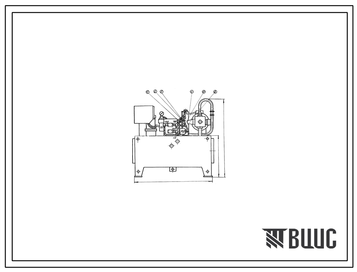 Шифр РГ48-3Д722.02-801.000 Комплектный гидропривод РГ48-3Д722.02-801.000