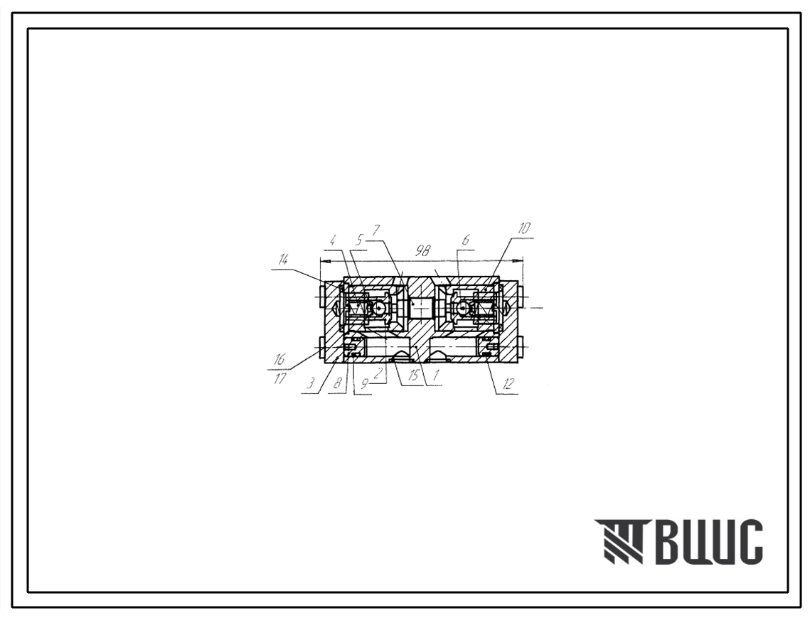 Шифр ГЗМ6/3М-00.000 Гидрозамок  ГЗМ6/3М-00.000