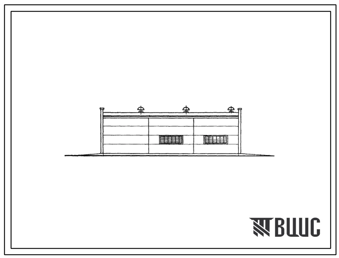 Типовой проект 407-3-64/70 Отдельностоящая компрессорная на 4-5 компрессоров типа ВШ-3/40М производительностью по 3нм3 в минуту.