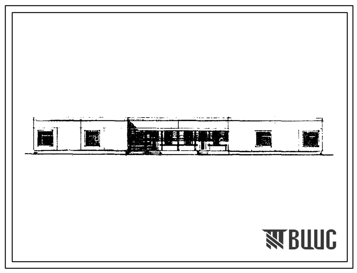 Типовой проект 213-1-159 Детские  ясли - сад на 90 мест с увеличением количества мест на летний период до 180. Здание одноэтажное. Конструкции  серии 135.  Стены из  однослойных легкобетонных панелей.