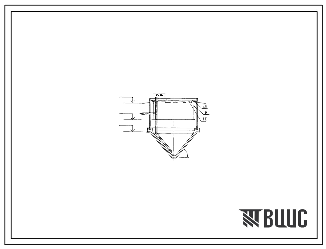 Типовой проект 902-2-359 Отстойники канализационные вертикальные вторичные из сборного железобетона диаметром 6,0 м