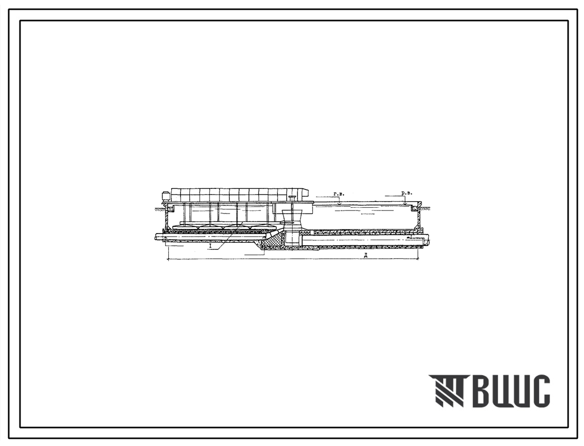 Типовой проект 902-2-447.88 Отстойники канализационные радиальные вторичные из сборного железобетона диаметром 24 м