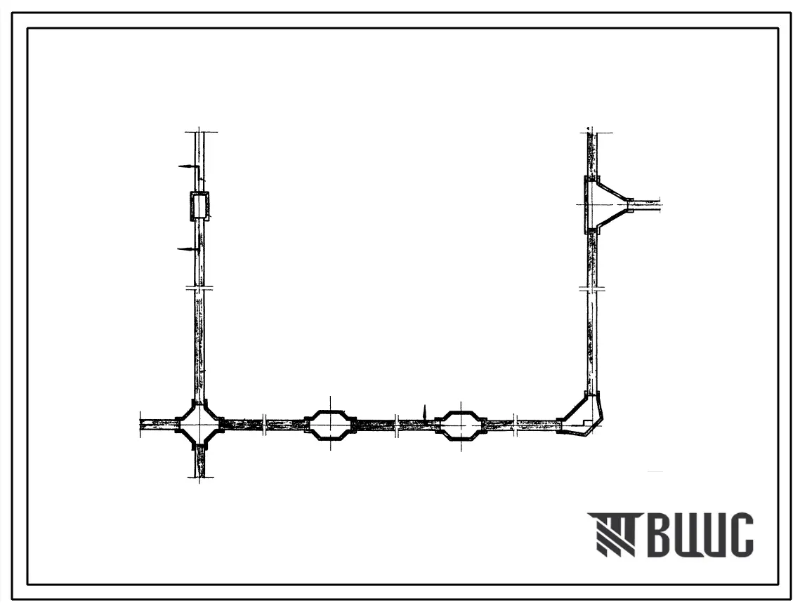 Серия ЭК-07-1 Прокладка кабелей в блоках. Материалы для проектирования.