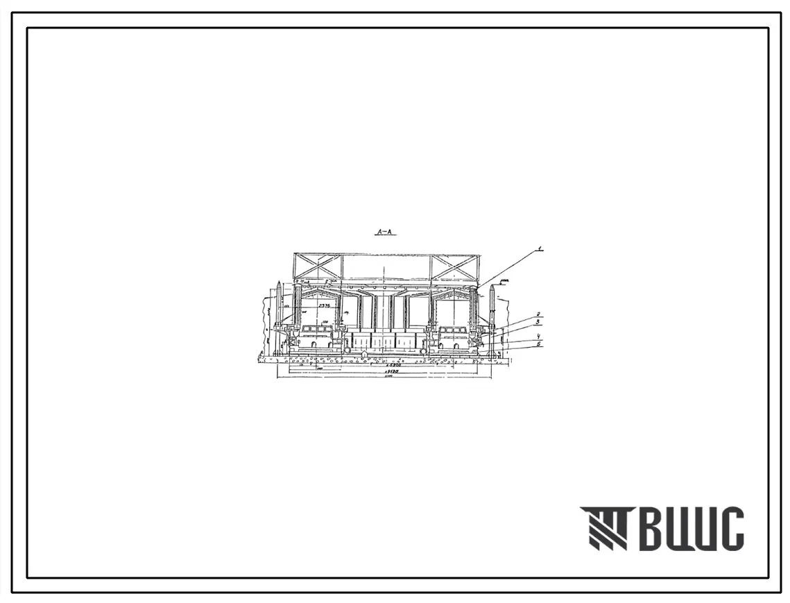 Проект 55824 Печь колпаковая сборно-разборная для термообработки бандажей Днар.пода= 7,7 м; шириной пода 1,74 м; на газе и мазуте с установкой на монтажной площадке