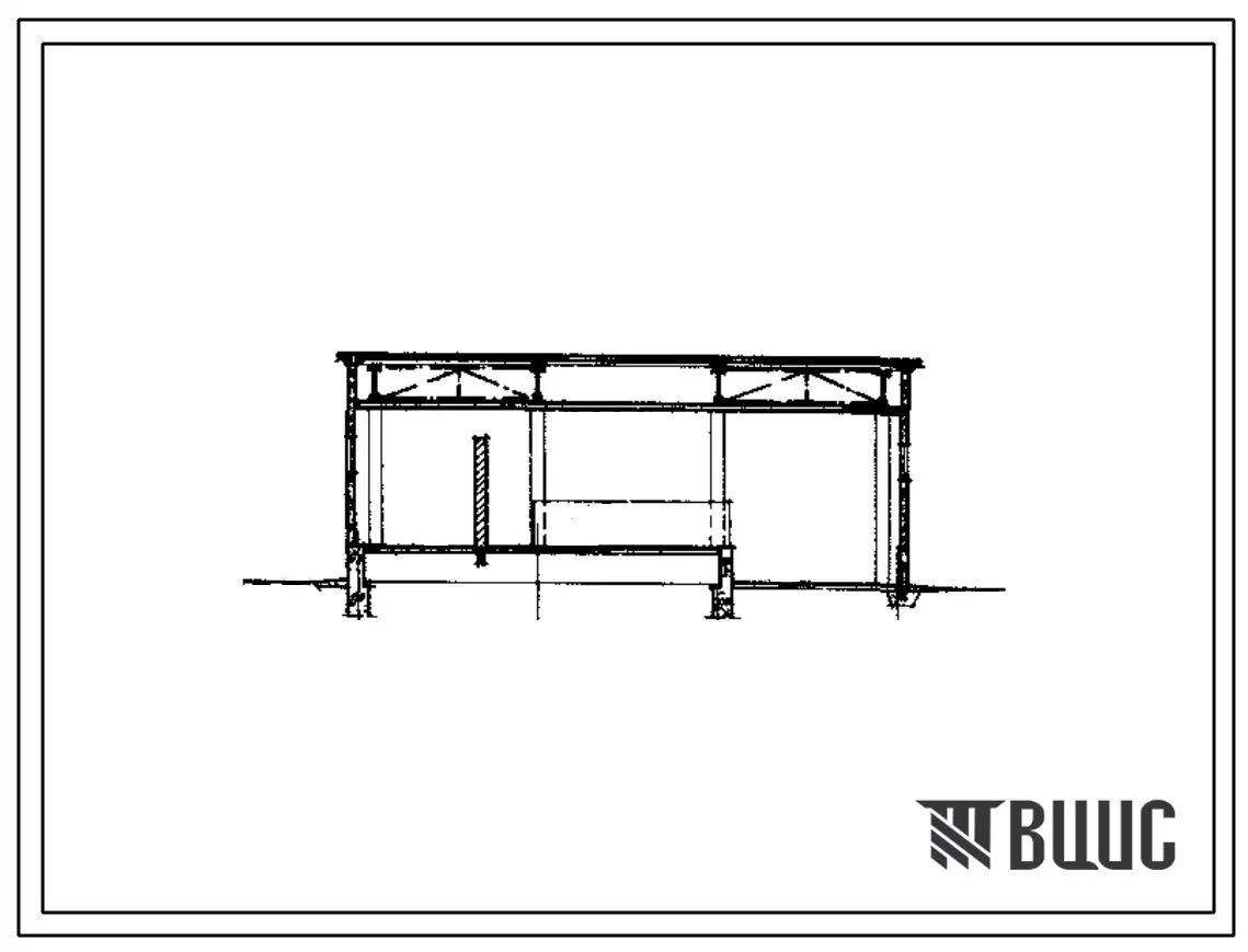 Типовой проект 405-4-4 тип 1 Кислородно-распределительная установка со складом кислородных баллонов 2х240. Вариант со стенами из керамзитобетонных панелей.