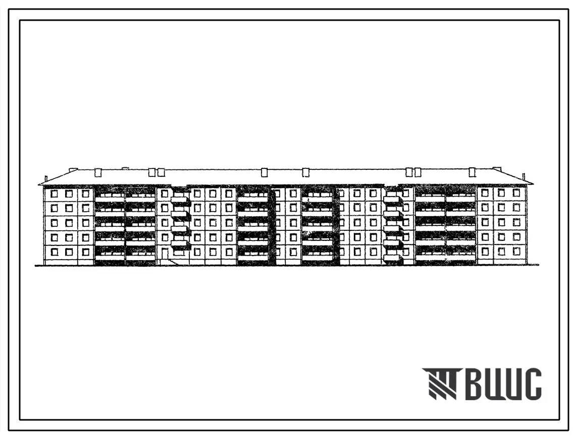 Типовой проект 111-25-21/1.2 5 этажный 6 секционный жилой дом на 79 квартир (секции 3А-4Б; 1А-2Б-3А; 2А-2Б-2Б; 2А-2Б-2Б; 1А-2Б-3А; 3А-4Б)