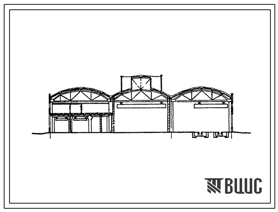 Типовой проект 501-97 Локомотиво-вагонное депо узкой колеи на 4 стойла для ремонта тепловозов и на 12 стойл для ремонта вагонов и путевых машин.