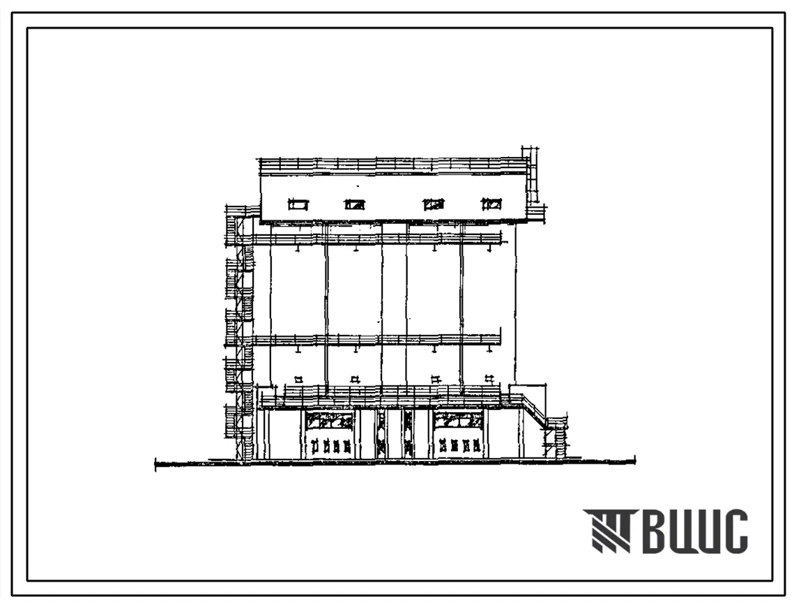 Типовой проект 409-29-80.86 Склад дробленой и молотой извести полезной емкостью 2000т с силосами диаметром 6м