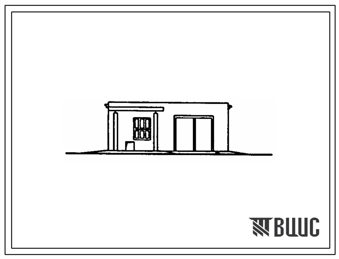 Типовой проект 801-6-34.13.87 Кормоприготовительный цех для ферм на 200-400 коров. Для Северо-Западной зоны. Размеры здания - 6x12 м. Расчетная температура: -20, -30, -40°С. Стены кирпичные. Покрытие - железобетонные плиты