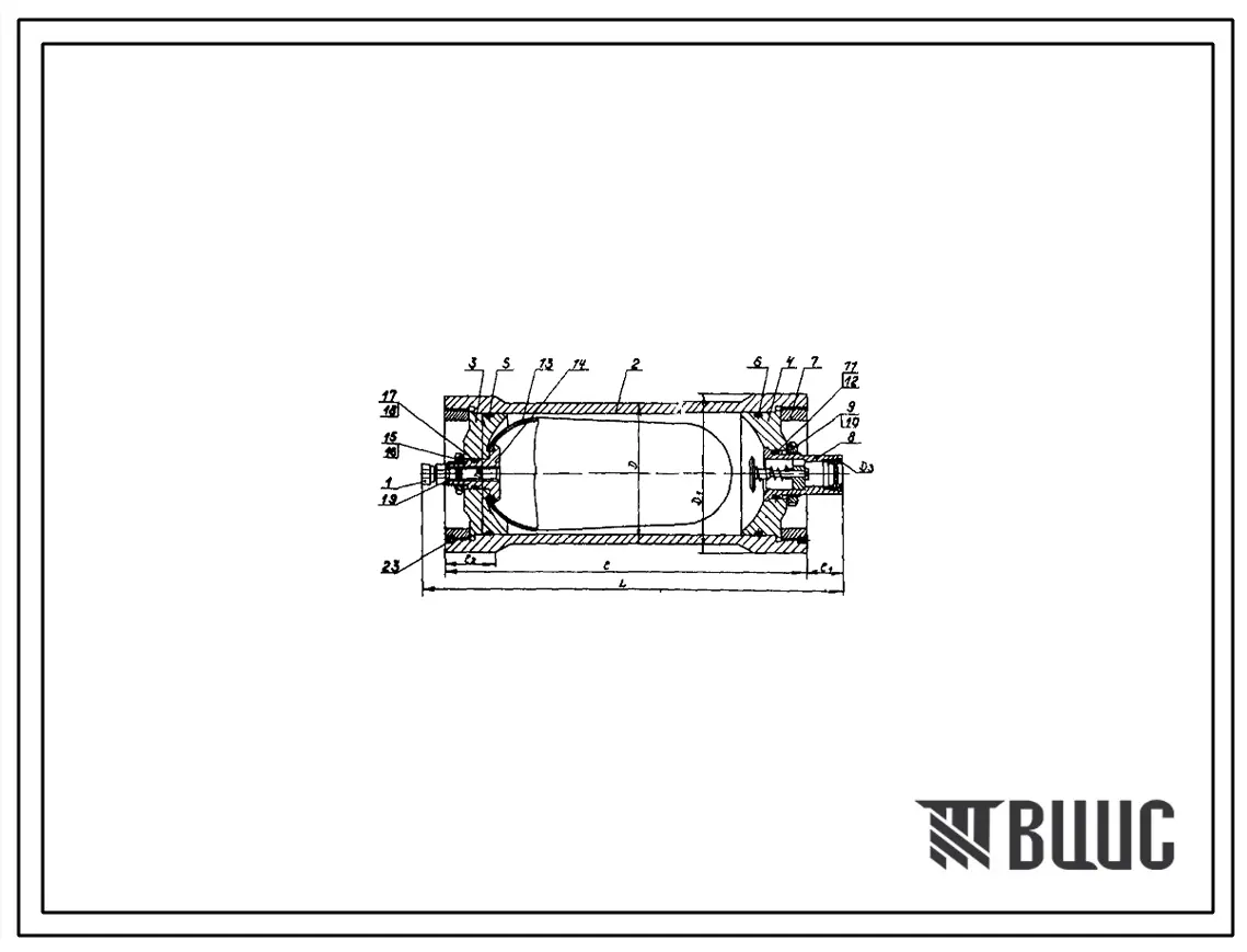 Шифр АПГ-Т-32.000.РЭ Пневмогидроаккумуляторы типа АПГ-Т