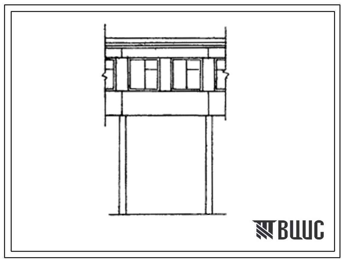 Типовой проект 416-0-3с Отапливаемые галереи, соединяющие административно-бытовые и производственные здания промышленных предприятий