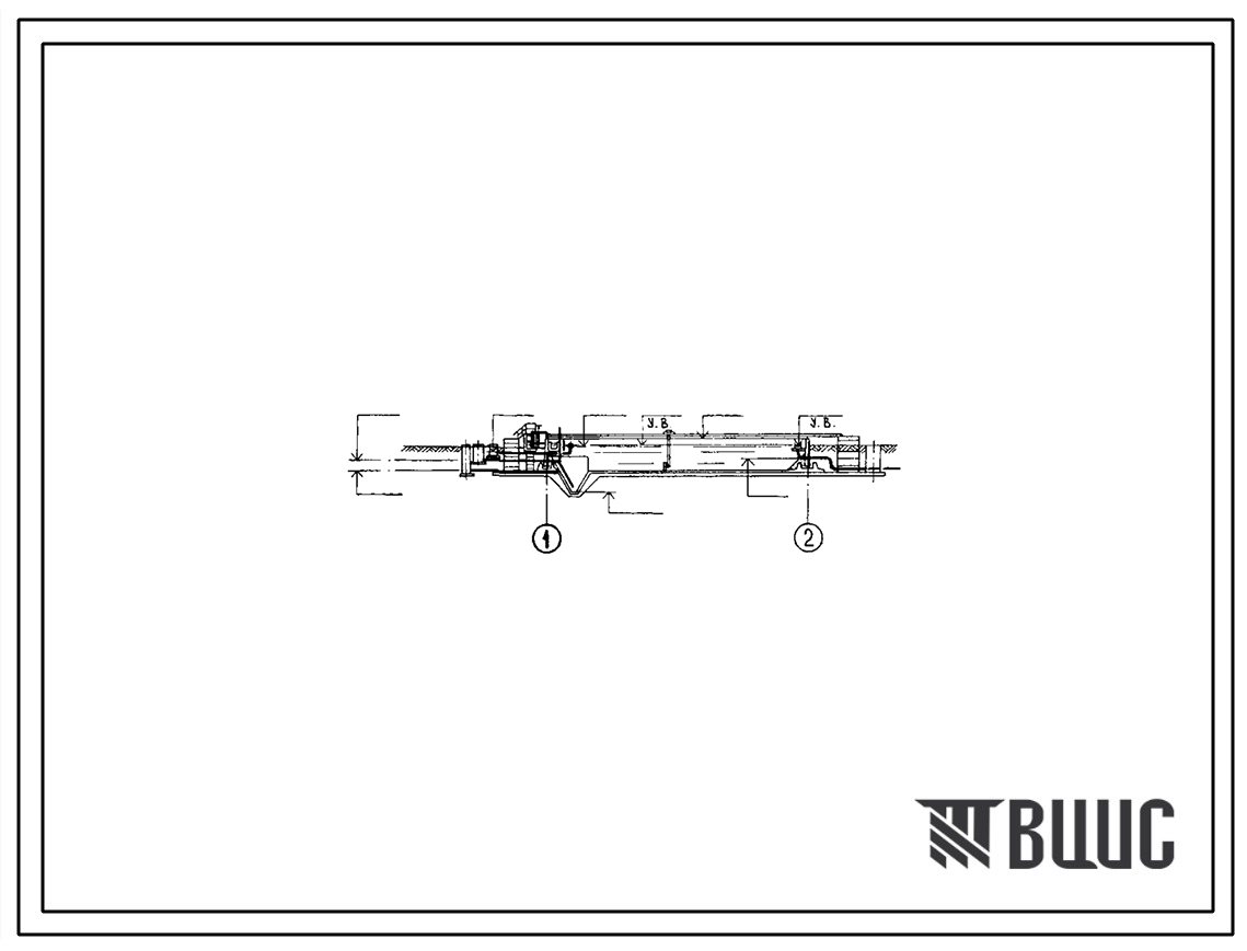 Типовой проект 902-2-388.85 Отстойники горизонтальные первичные шириной 9 м (8 отделения). Производительность 100 тыс. м3/сут