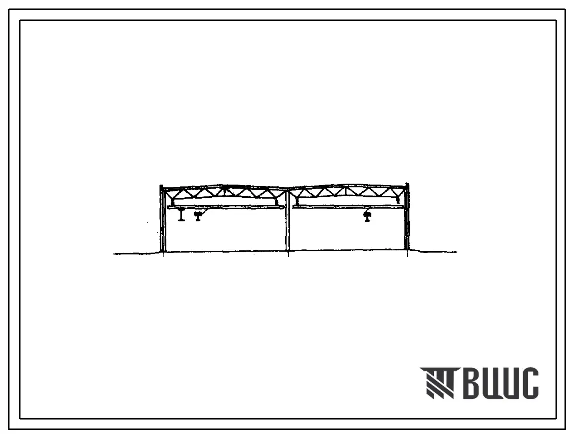 Типовой проект 409-15-58 Производственный корпус производственной базы тепломонтажных работ с годовой программой 2 млн.руб.