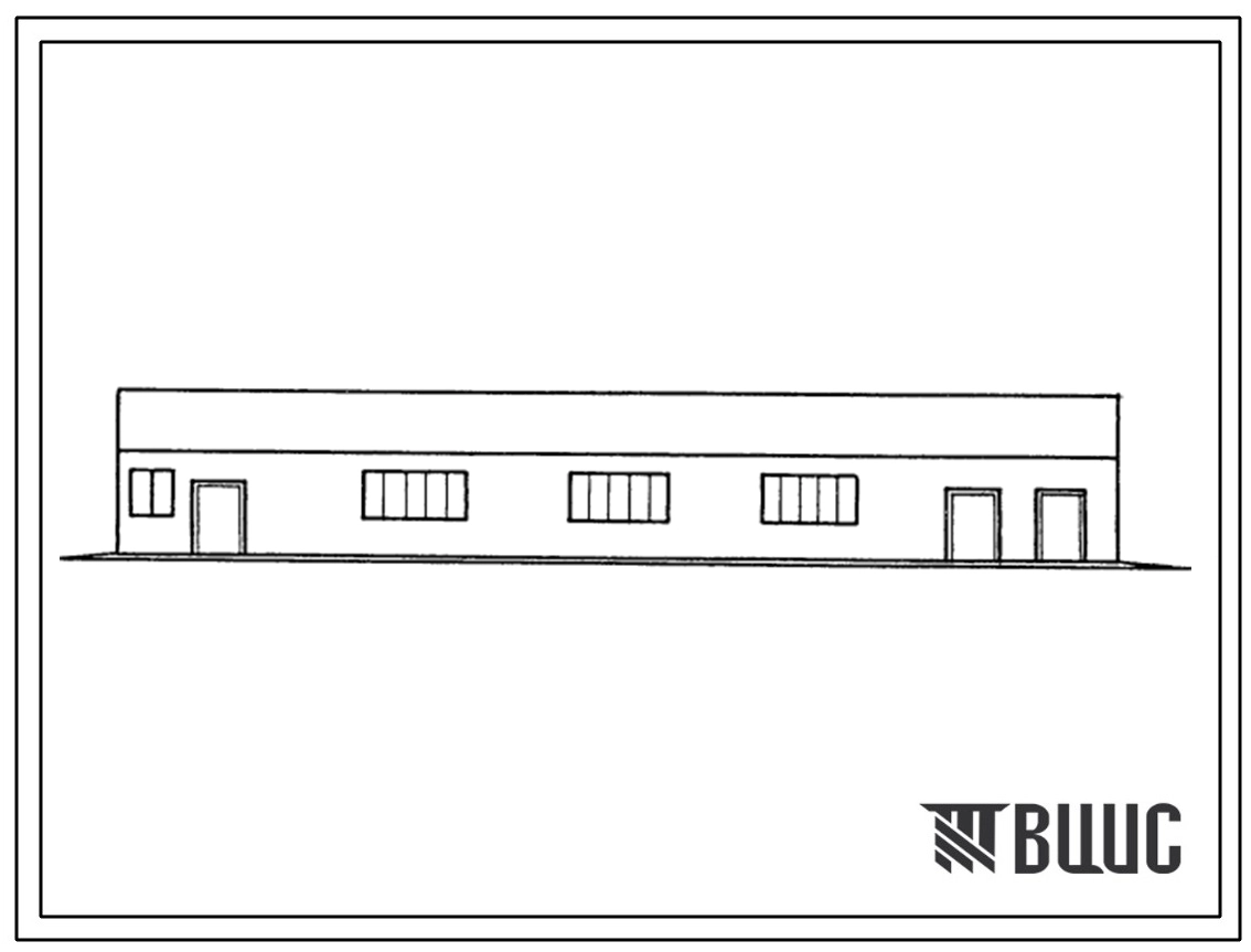 Типовой проект 801-3-82.13.87 Родильная на 28 коров. Для зоны Северного Казахстана