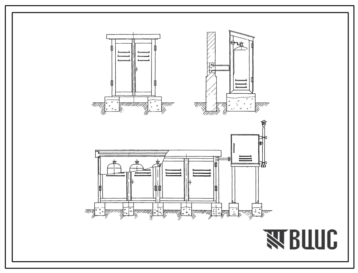 Типовой проект 905-38 Индивидуальные и групповые установки сжиженного газа для жилого фонда и коммунально-бытовых потребителей
