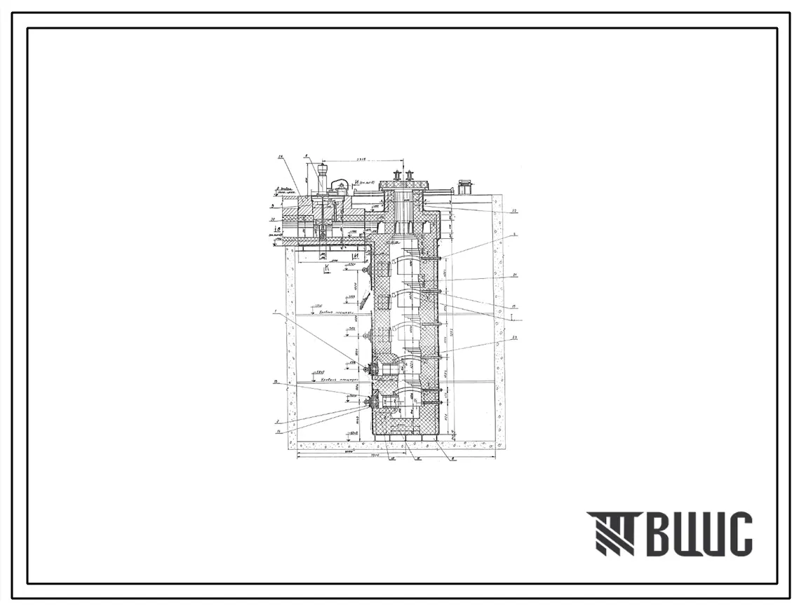 Проект 37021 Печь термическая вертикальная ¢1,0 м, Н=6,0 м, на газе