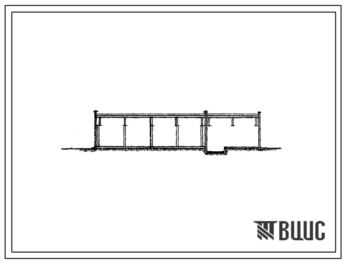 Типовой проект 701-4-61 Холодильник одноэтажный емкостью 400 т (с аммиачной насосно-циркуляционной системой охлаждения).