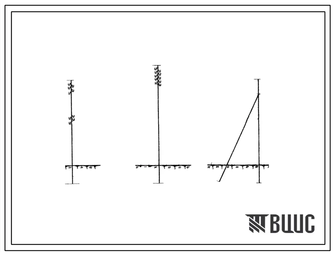 Серия 3.407-32 Деревянные опоры воздушных линий электропередачи 0,4; 6-10 и 35 кв с применением цельных стоек. Материалы для проектирования.