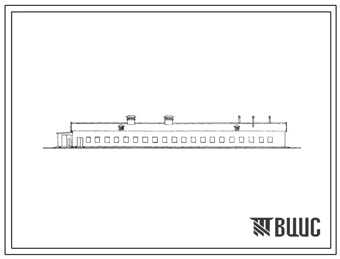 Типовой проект 801-233 Родильное отделение на 48 коров.