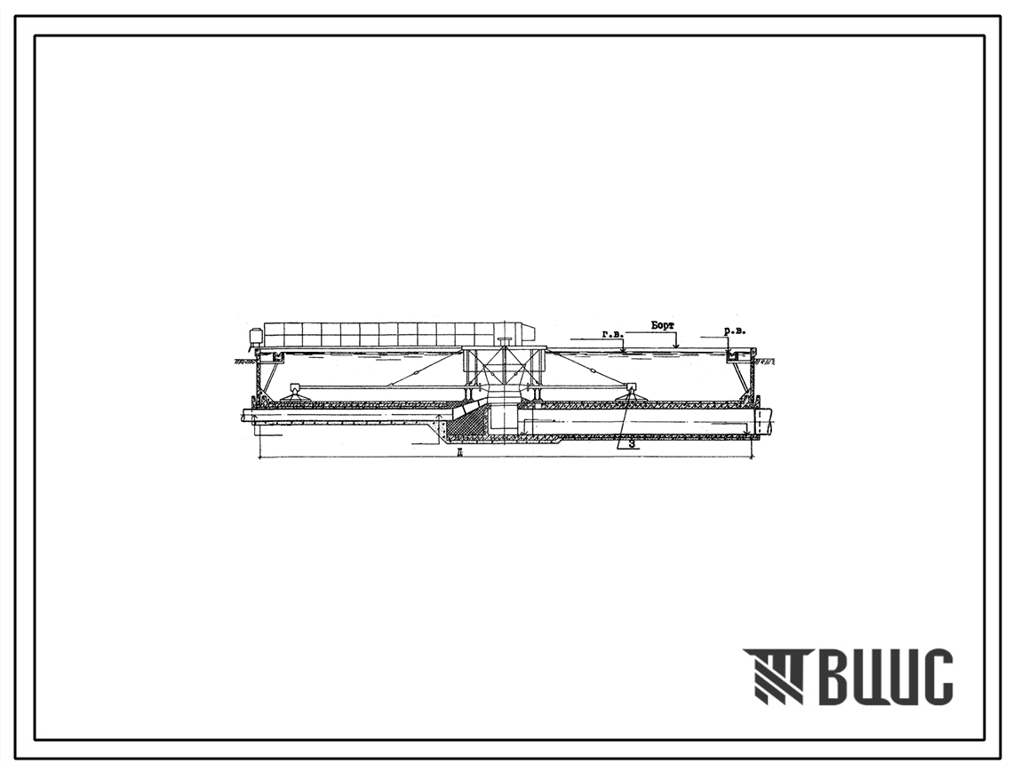Типовой проект 902-2-377.83 Отстойники канализационные радиальные вторичные из сборного железобетона диаметром 40 м