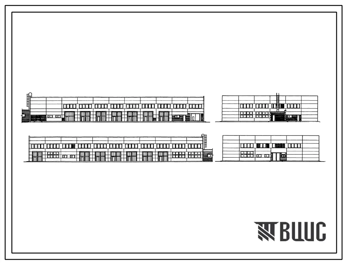 Типовой проект 409-14-51.86 База дорожного ремонтно-строительного управления. Ремонтно-механическая мастерская с блоком вспомогательных служб