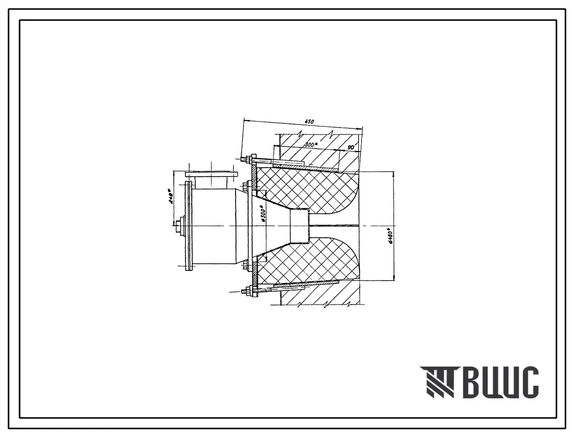 Проект Н7318 Блок горелочный ГППВ-5