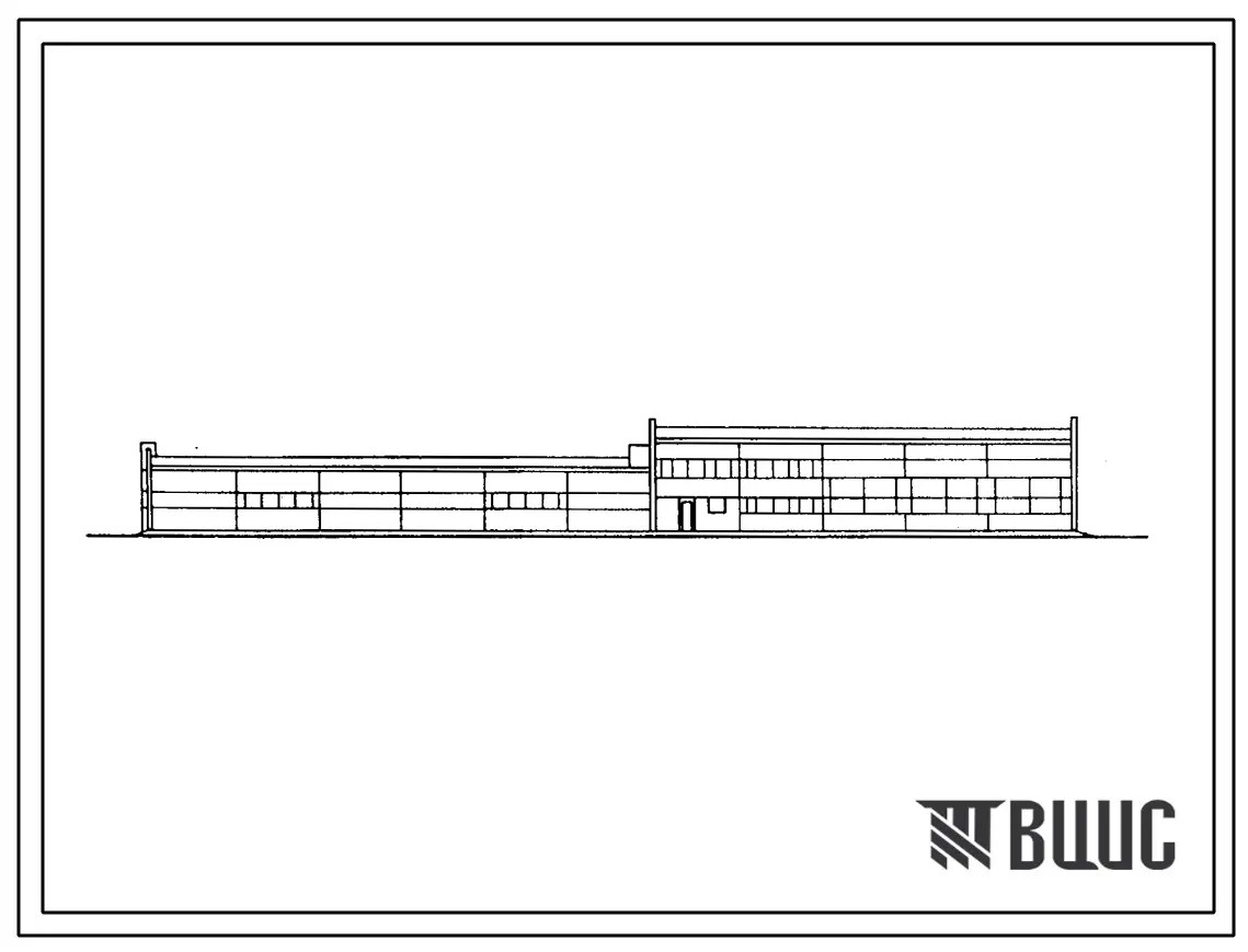 Типовой проект 816-1-79.86 Профилакторий для гаража на 60 автомобилей с теплой стоянкой на 22 автомобиля. Стены из легкобетонных панелей