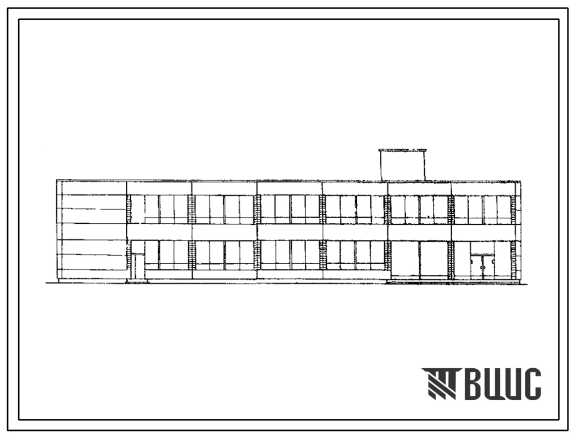 Типовой проект 408-14-23 Специализированное предприятие по ремонту изделий сложной бытовой техники для городов с населением 200 тысяч жителей и прилегающим населением 50 тысяч жителей. Вариант со стенами из керамзитобетонных панелей.