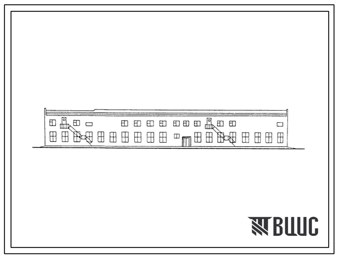 Типовой проект 816-1-46.83 Центральная ремонтная мастерская для хозяйств с парком 75 тракторов (стены кирпичные).