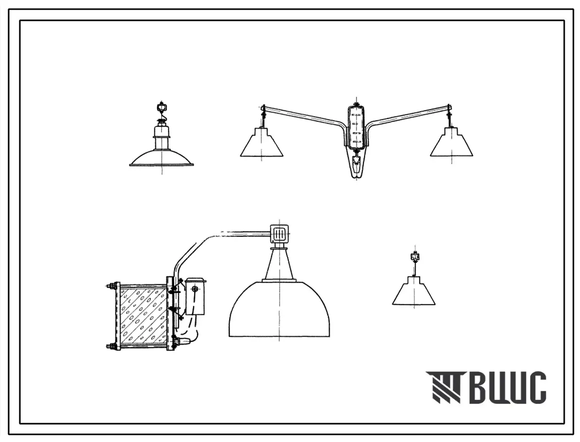 Серия 4.407-87 Прокладка осветительных шинопроводов серии ШОС-67. Материалы для проектирования.