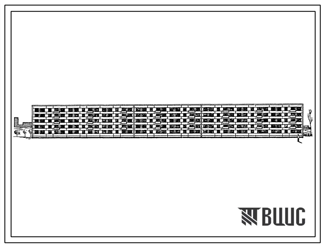 Типовой проект 1-467АС-1 Пятиэтажный восьмисекционный крупнопанельный дом на 110  квартир.