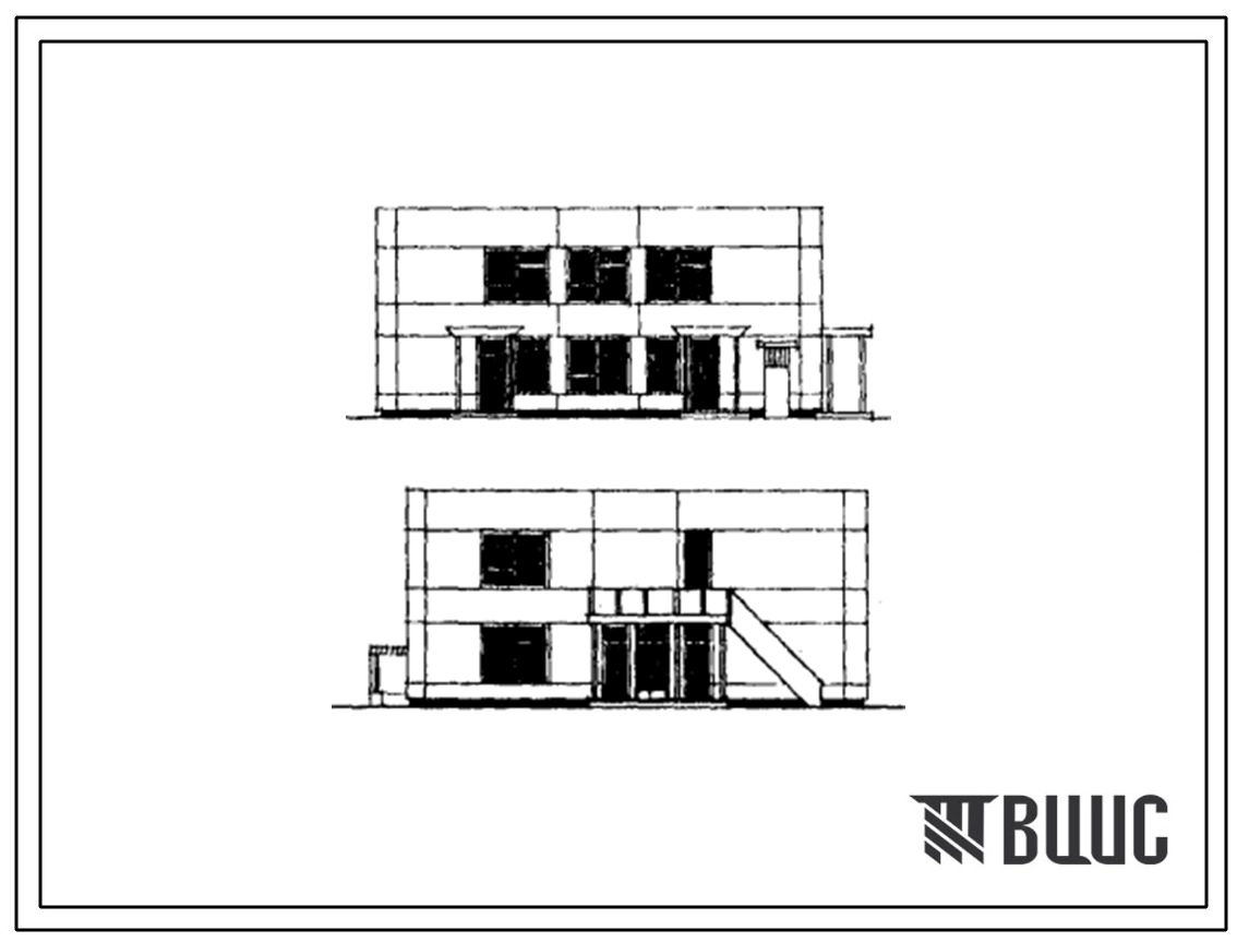 Типовой проект 212-9-10с Административно-хозяйственный корпус комплекса детских яслей-садов в каркасно-панельных конструкциях серии ИИС-04 на 560-640 мест для строительства в стесненных условиях г.Алма-Аты. Для строительства в IIIВ климатическом подрайоне