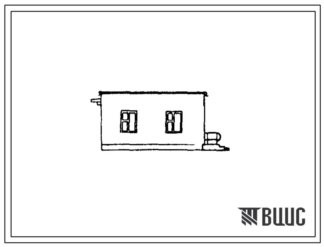 Типовой проект 501-6-25.89 Здание для дежурного по парку и составителей. Стены из кирпича