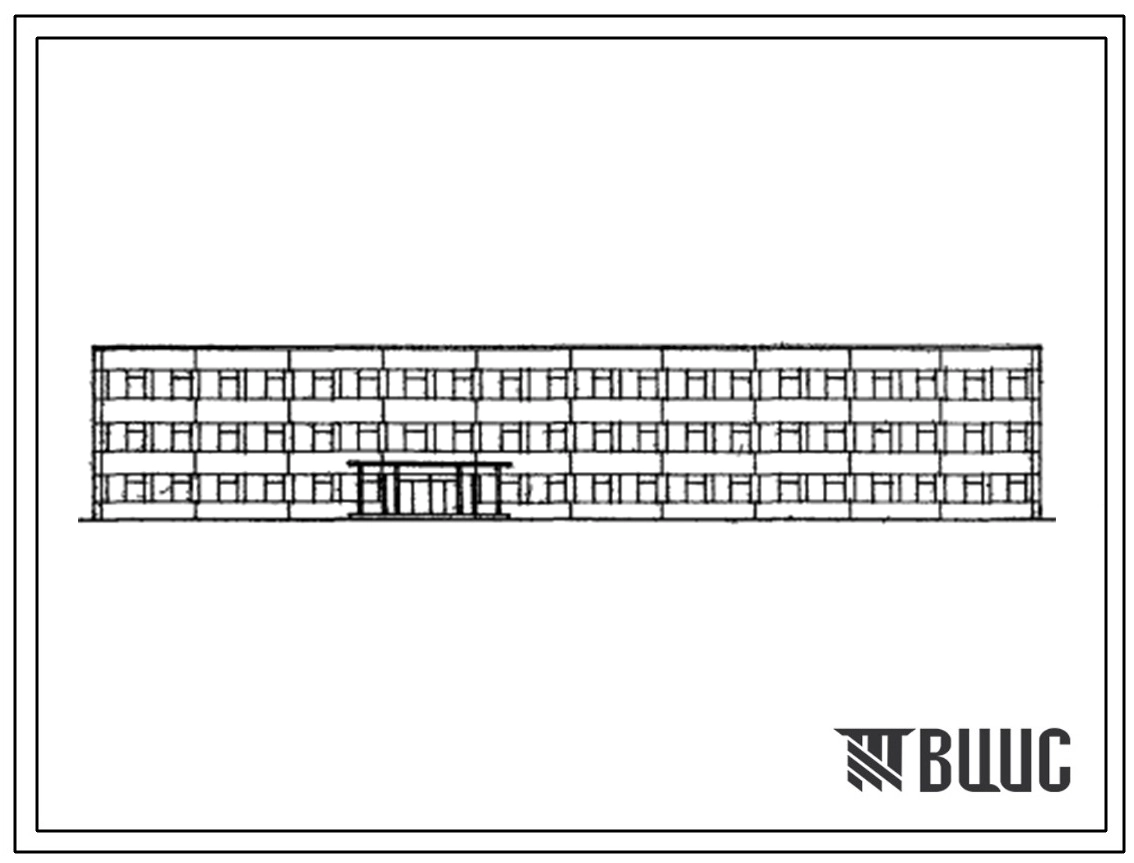 Типовой проект 416-3-3/70 Универсальное 3-этажное здание для размещения инженерных корпусов, проектно-конструкторских бюро, административных помещений.