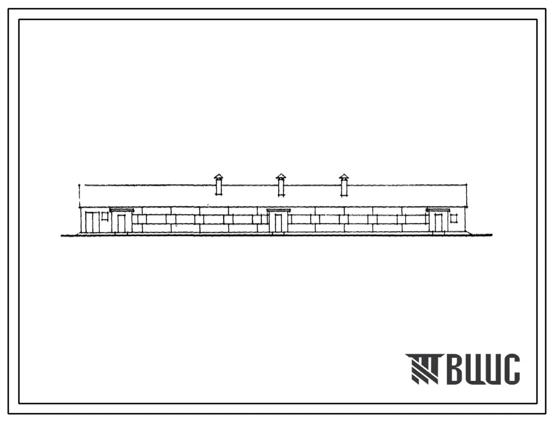 Типовой проект 801-318с Коровник на 200 коров привязного содержания для строительства в районах сейсмичностью 7 баллов