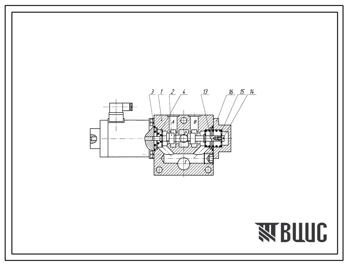 Шифр РЭ10-00.000 Гидрораспределитель секционный с электроуправлением РЭ10-00.000