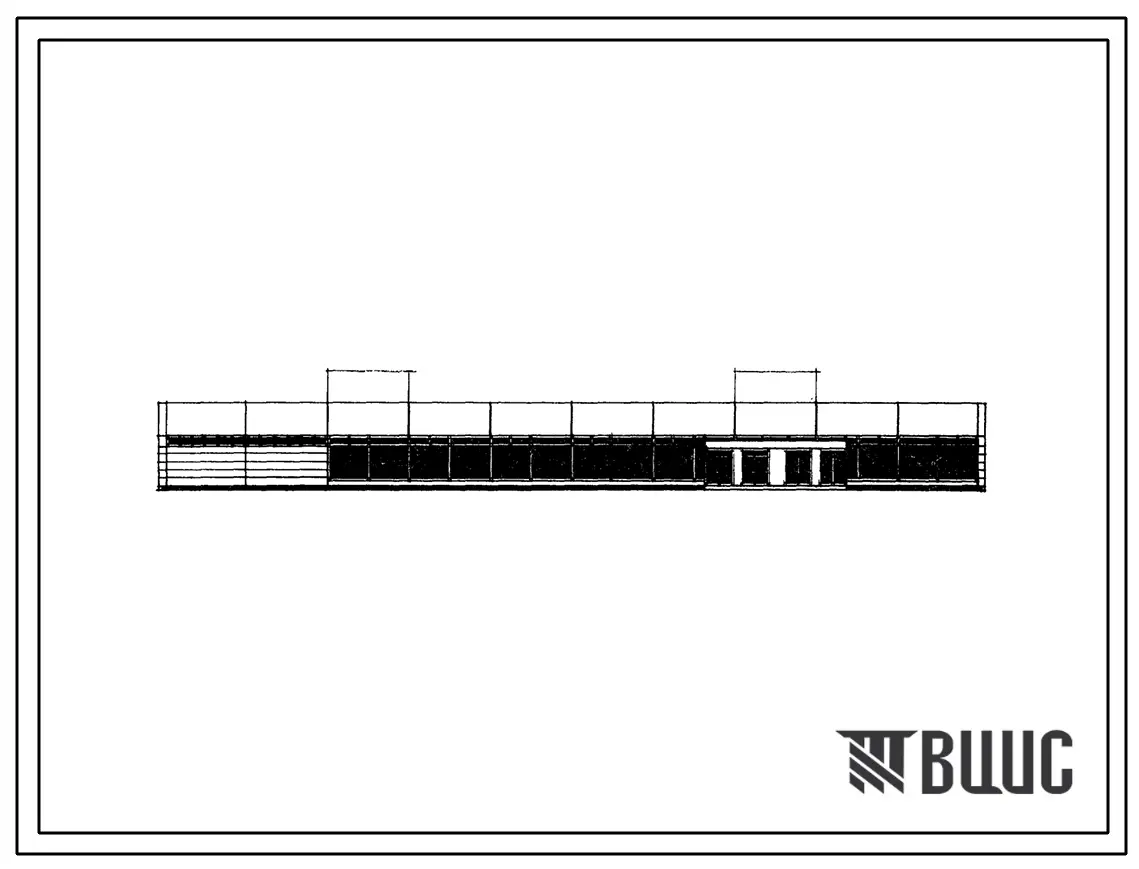 Типовой проект 272-13-56с Универсам торговой площадью 1000 м2. Для строительства в IВ, IД и IIА климатических подрайонах сейсмичностью 7 и 8 баллов.