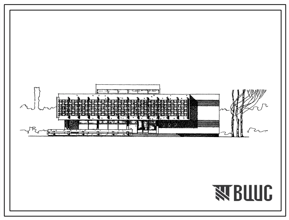 Типовой проект 272-20-38сп Столовая на 220 посадочных мест с европейской и национальной кухнями для строительства в 4 строительно-климатической зоне, в районах с сейсмичностью 8 и 9 баллов, на грунтах 2 типа просадочности.